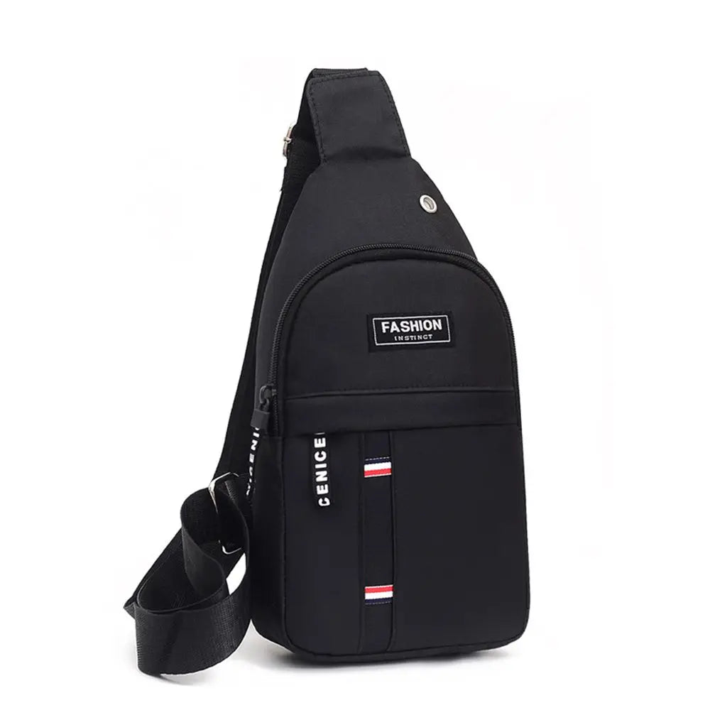 New Fashion Men's Chest Bag Korean-Style Casual Sports Water-Proof Shoulder Crossbody Bag Cross Body Chest Bag Fanny Pack